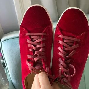 Cole haan red sneakers